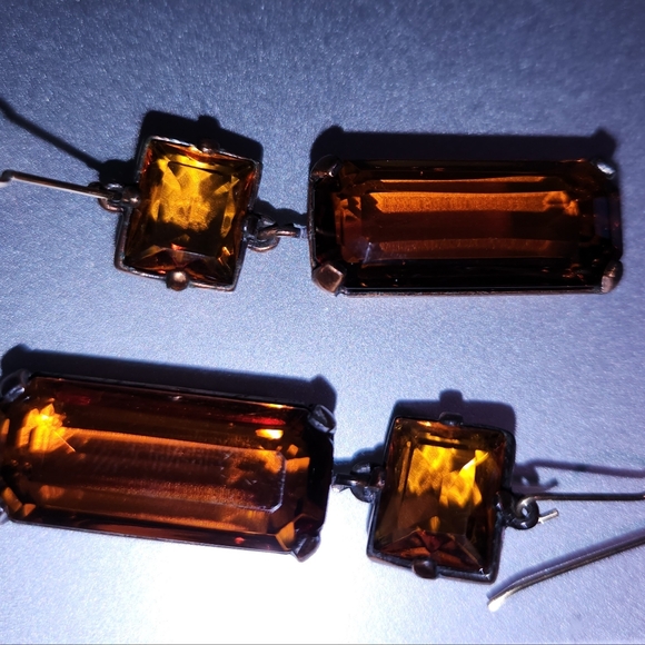 YSL 🇫🇷 Robert Goossens' PRISM cut earrings!!! Vintage *RARE FIND* - Picture 7 of 12